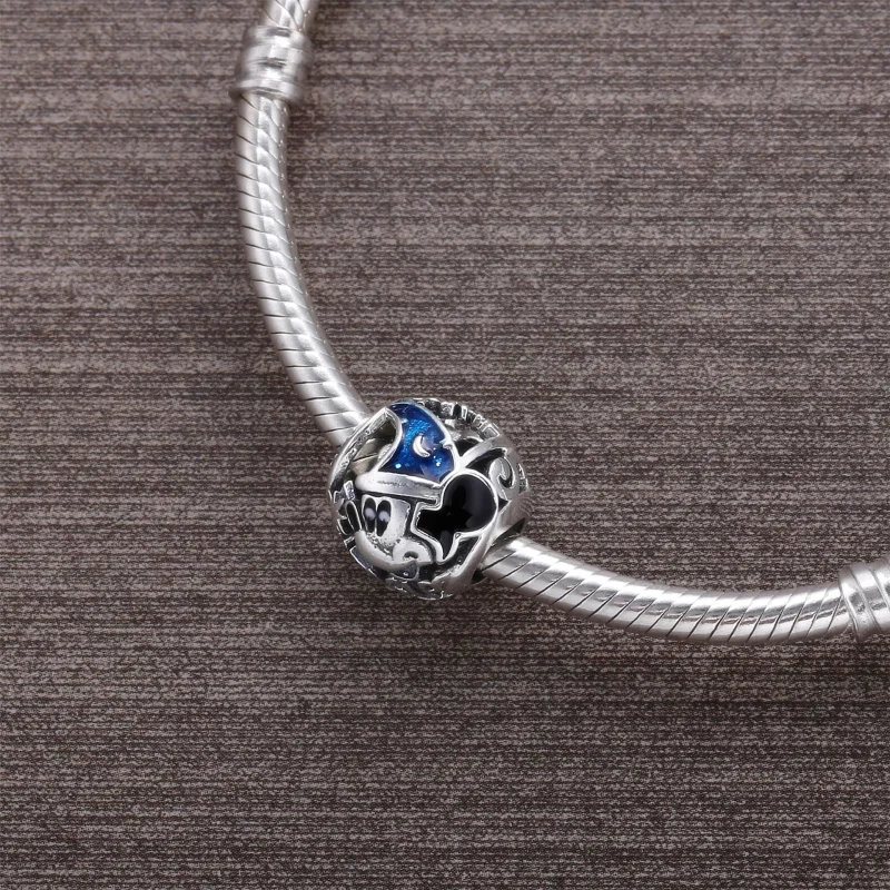 (imagine pentru) Talisman PANDORA, Vrăjitor Mickey Fantasia a 75-a aniversare din - Vizualizare 4