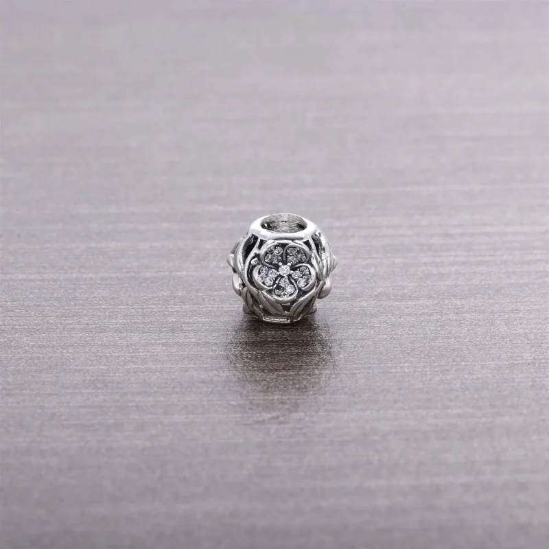 (imagine pentru) Talisman pavé dantelat Floare mistică - PANDORA - Vizualizare 2