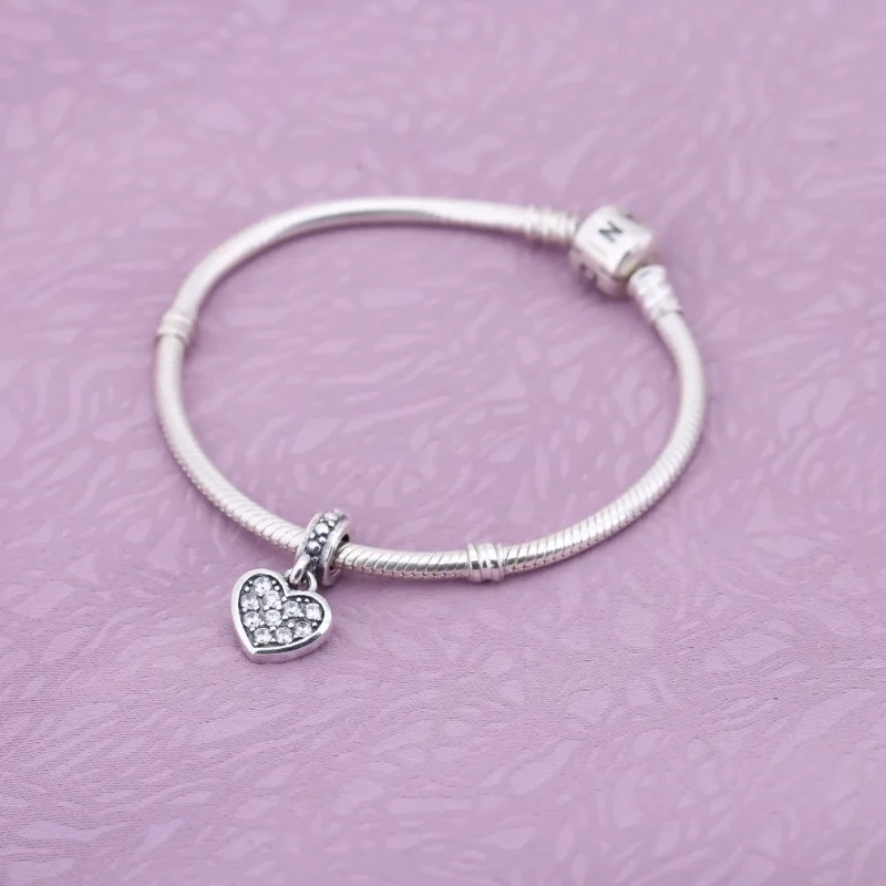 (imagine pentru) Talisman pavé inimă - 791023CZ - Talismane PANDORA - Vizualizare 2