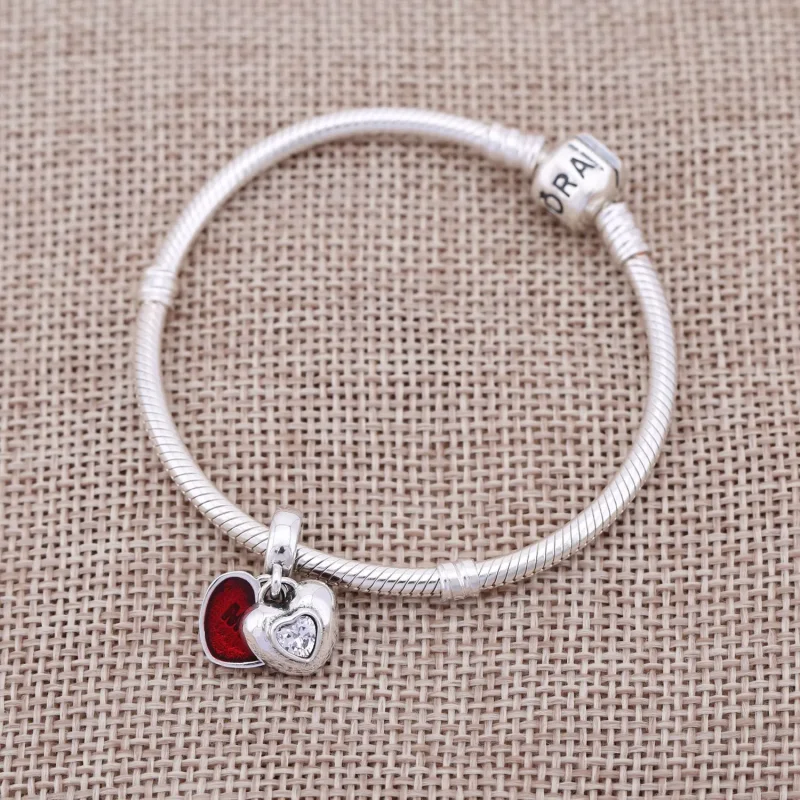 (imagine pentru) Talisman Talisman roz "Tu și eu" - PANDORA - Vizualizare 2
