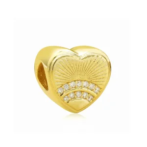 (imagine pentru) Talisman Sunshine inima din PANDORA Shine