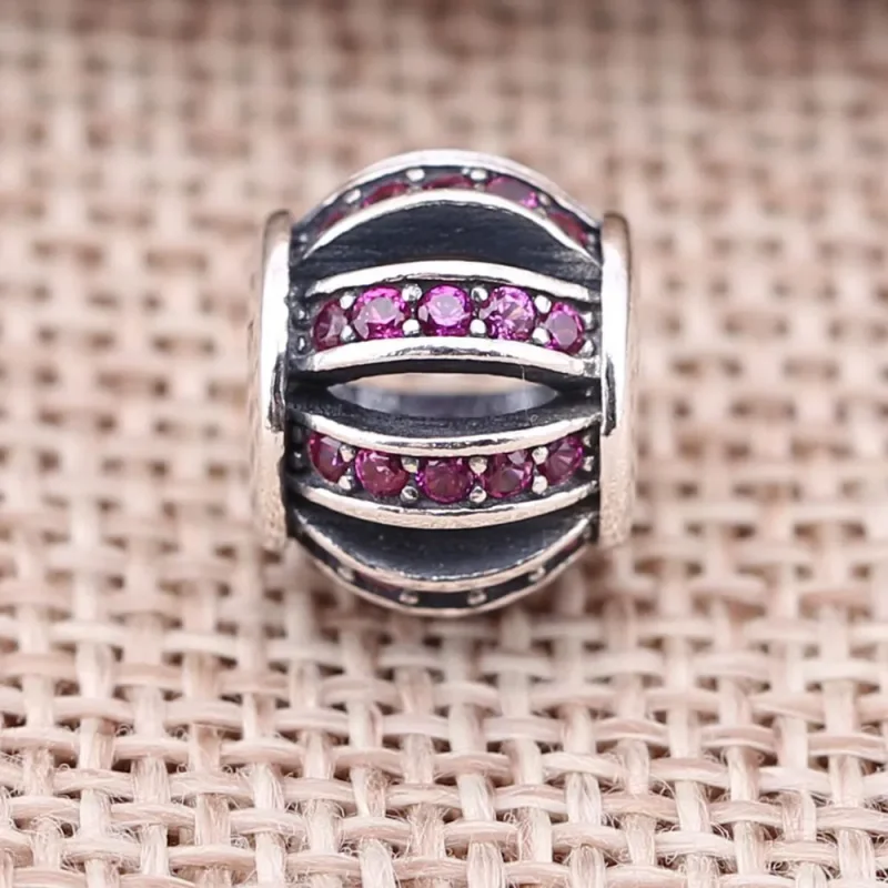 (imagine pentru) Talisman tambur pavé roz - 791115CZS - Talismane PANDORA - Vizualizare 2