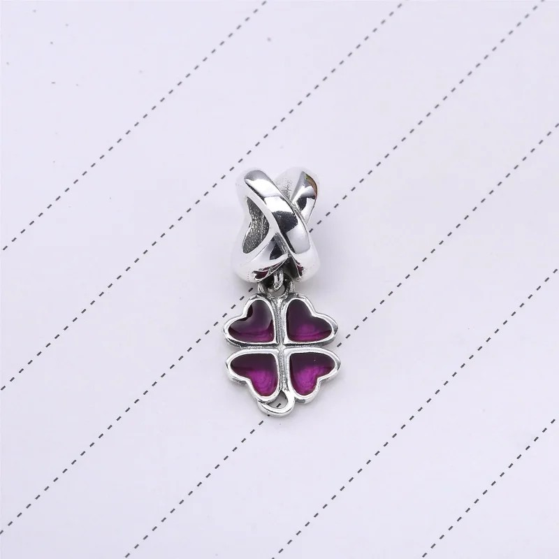(imagine pentru) Talisman trifoi, roz - 790572EN07 - Talismane PANDORA - Vizualizare 2