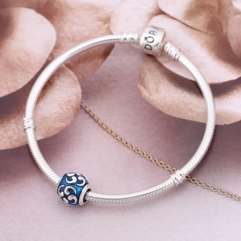 (imagine pentru) Talisman virgulă turcoaz - 790491EN08 - Talismane PANDORA - Vizualizare 2