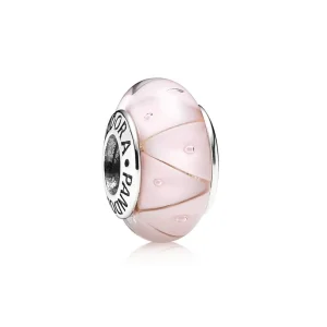 Talisman Zig-Zag din sticlă de Murano roz - 790922 - Talismane P (imagine pentru) Talisman Zig-Zag din sticlă de Murano roz - 790922 - Talismane P