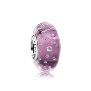 (imagine pentru) Talisman bule din sticlă de Murano mov - PANDORA
