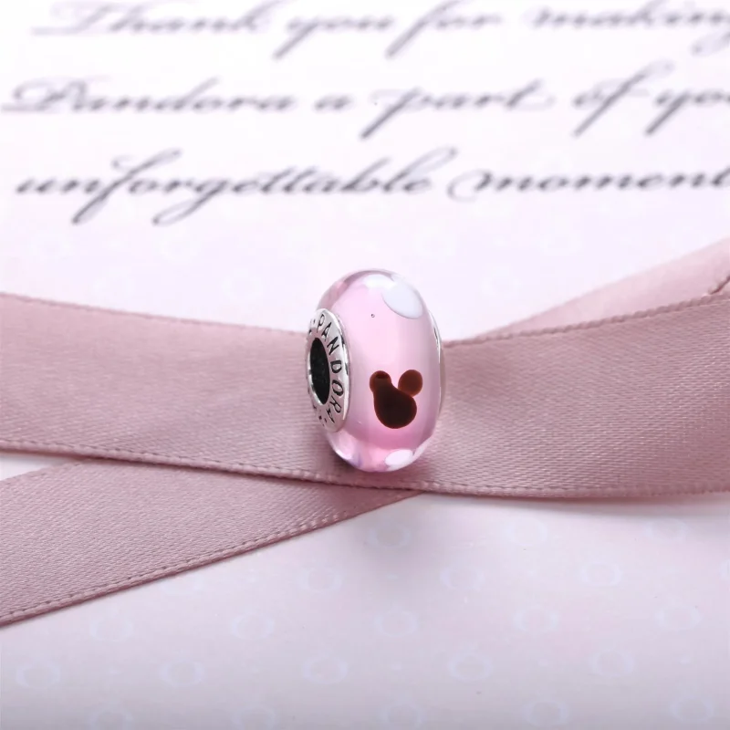 (imagine pentru) Talisman PANDORA, Disney, Pictograma Mickey mouse din argint - Vizualizare 3