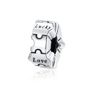 (imagine pentru) Brățară fixă Tip Pandora cu Puzzle simplu din argint - BSC377