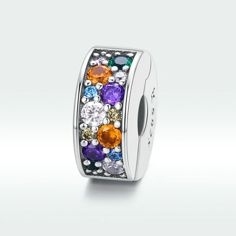 (imagine pentru) Pandora Style Clip de Grădină Colorat din Argint - SCC1609 - Vizualizare 5