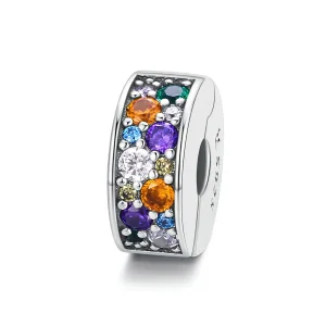 (imagine pentru) Pandora Style Clip de Grădină Colorat din Argint - SCC1609