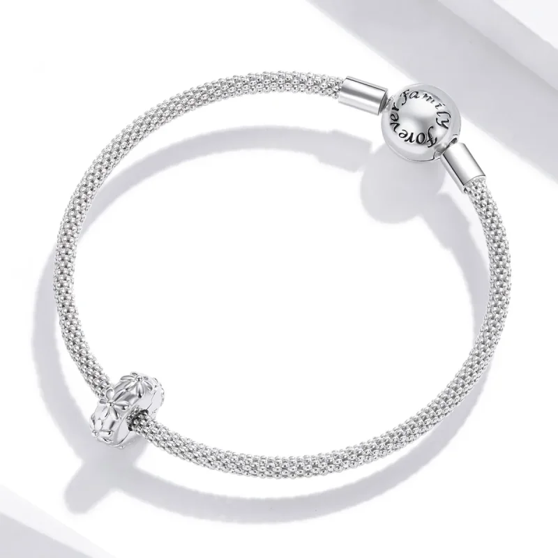 (imagine pentru) Agrafă Pandora Style cu Margaretă din Argint - SCC1795 - Vizualizare 3