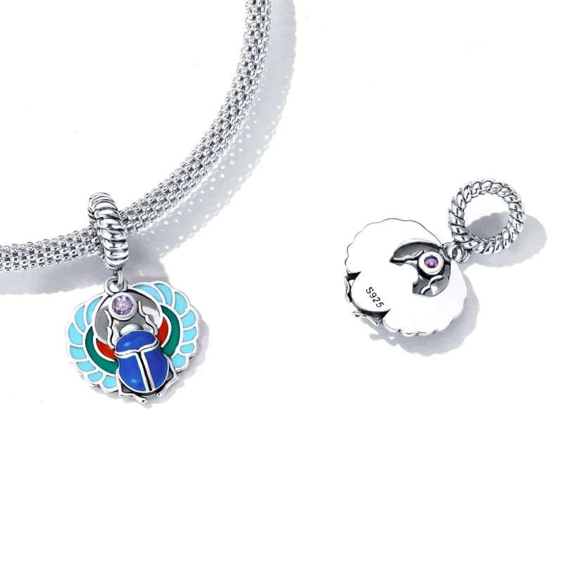 (imagine pentru) Șarpele Scarab stil Pandora - SCC2255 - Vizualizare 4