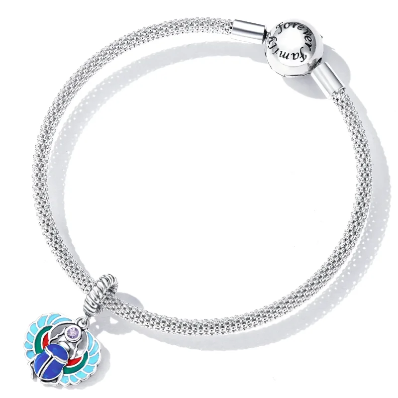 (imagine pentru) Șarpele Scarab stil Pandora - SCC2255 - Vizualizare 5