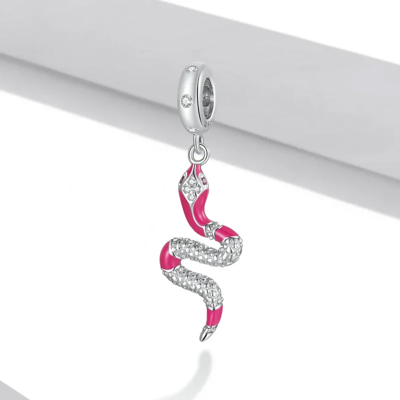 (imagine pentru) Cercei pandantiv în stil Pandora, model Delicate Spirit Serpent - BSC577 - Vizualizare 2
