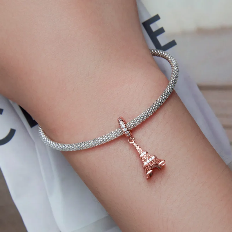 (imagine pentru) Dangler cu stil Pandora în formă de Turn Eiffel - BSC640 - Vizualizare 5