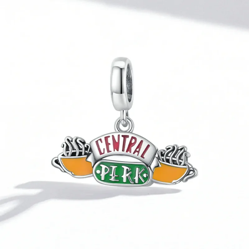 (imagine pentru) Descrierea produsului Pandora Style Retro Coffee Shop Dangle - SCC1969 - Vizualizare 2