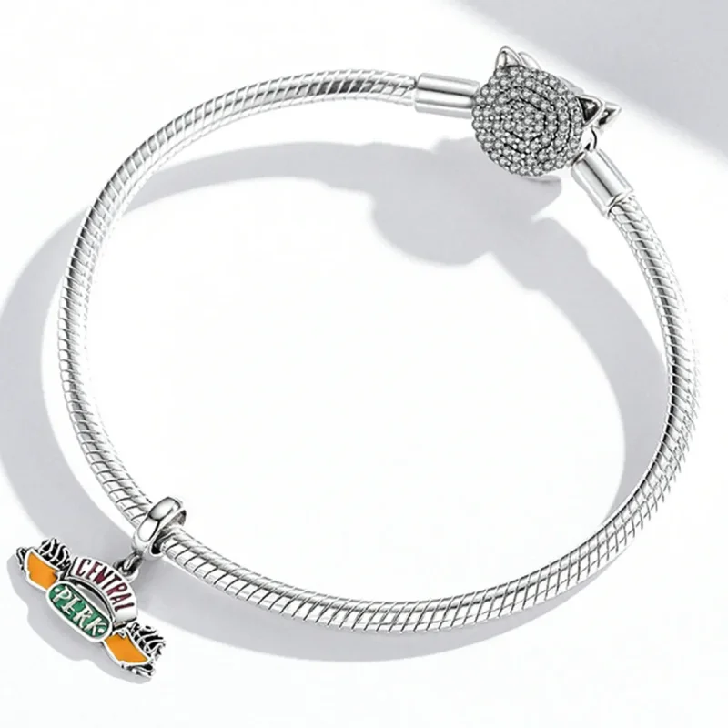 (imagine pentru) Descrierea produsului Pandora Style Retro Coffee Shop Dangle - SCC1969 - Vizualizare 3