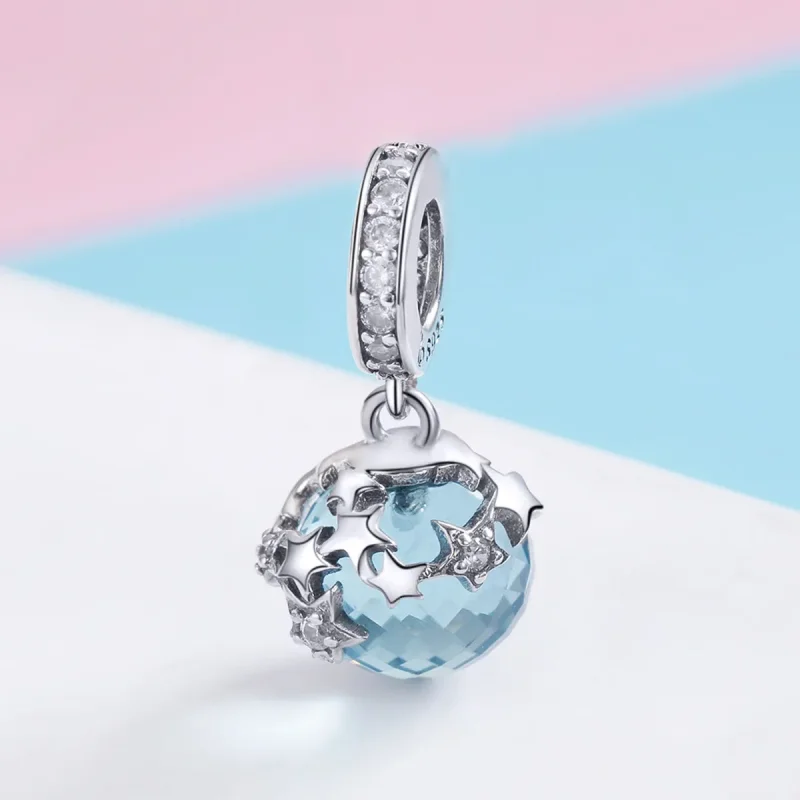 (imagine pentru) Pandantiv în stil Pandora cu modelul "Starlight Dangle" - BSC029 - Vizualizare 2
