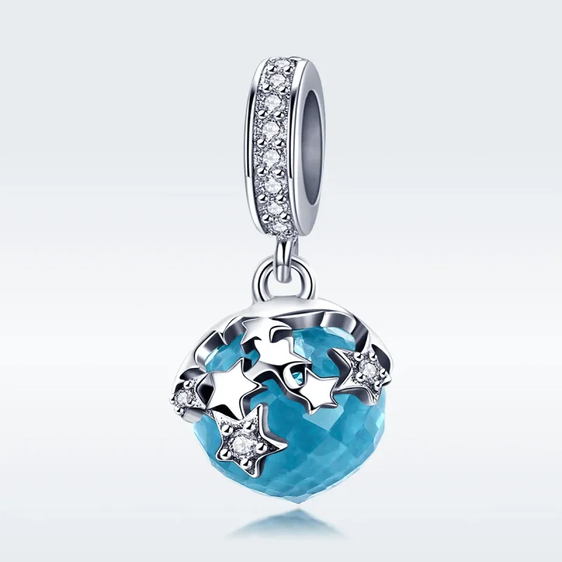 (imagine pentru) Pandantiv în stil Pandora cu modelul "Starlight Dangle" - BSC029 - Vizualizare 6