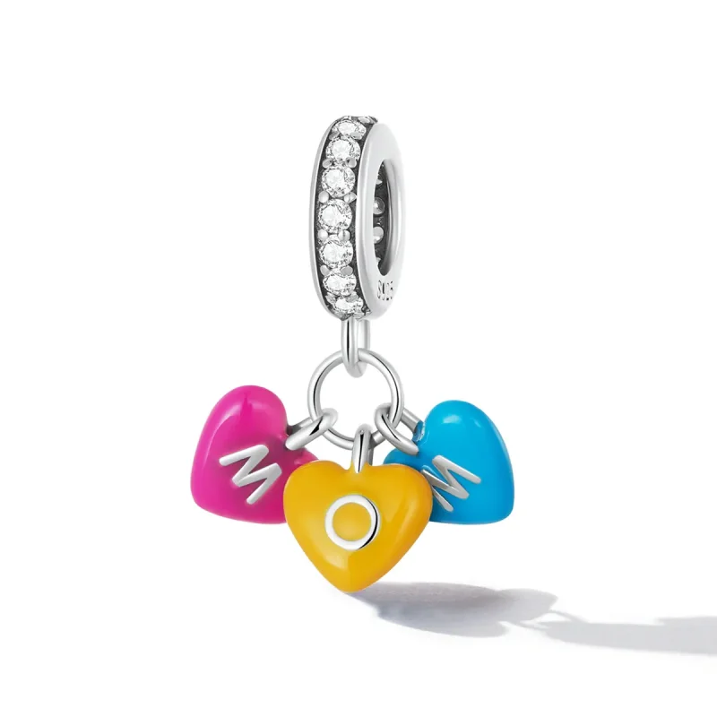 (imagine pentru) Pandantiv Skittles în stilul Pandora cu inscripția "Love" - SCC2200 - Vizualizare 2