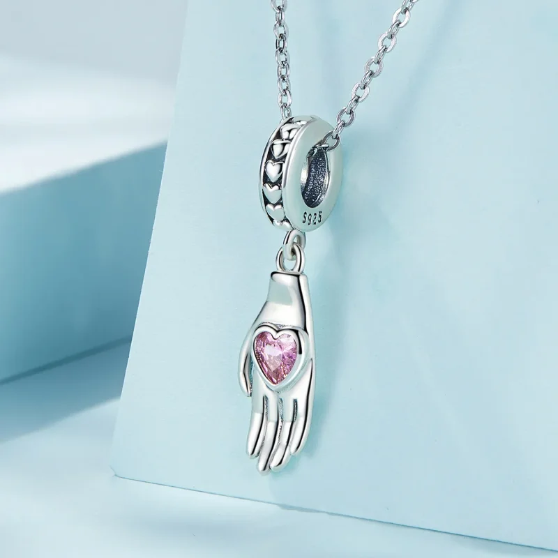 (imagine pentru) Pandantiv stil Pandora cu model palmier - SCC2388 - Vizualizare 2