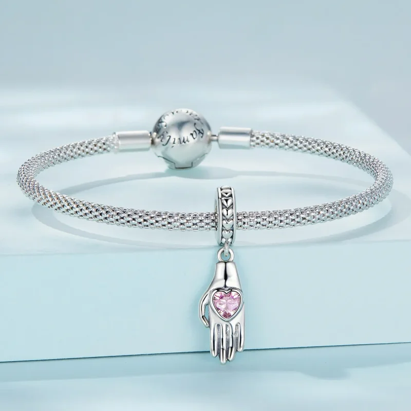 (imagine pentru) Pandantiv stil Pandora cu model palmier - SCC2388 - Vizualizare 3