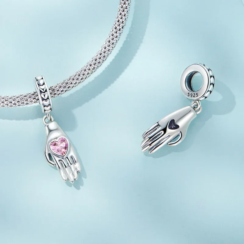 (imagine pentru) Pandantiv stil Pandora cu model palmier - SCC2388 - Vizualizare 4