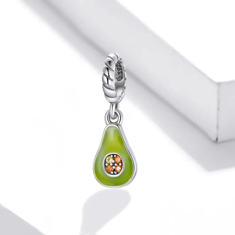 (imagine pentru) Pandantiv tip Pandora cu avocado - BSC472 - Vizualizare 2