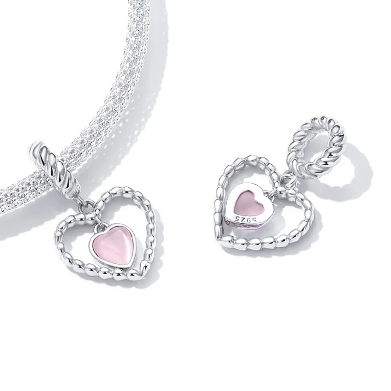 (imagine pentru) Pandantivul Pandora Style Exquisite Love Dangle - SCC2228 - Vizualizare 4