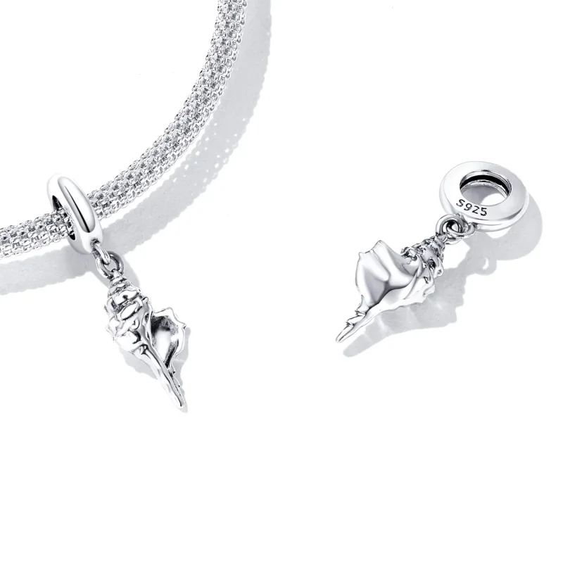 (imagine pentru) Pandora Stil Argint Conch Dangle - SCC2235 - Vizualizare 4