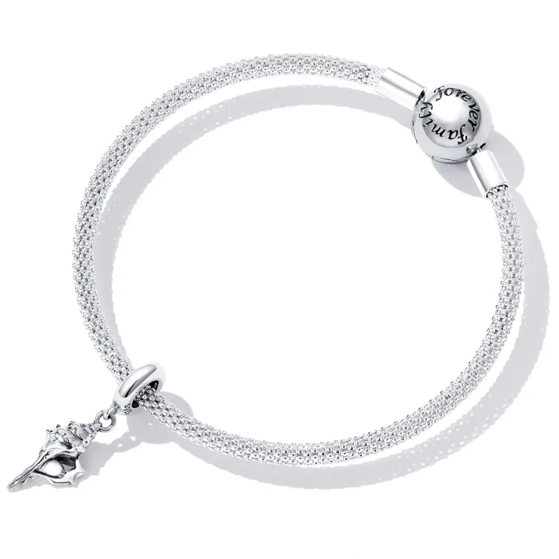(imagine pentru) Pandora Stil Argint Conch Dangle - SCC2235 - Vizualizare 5