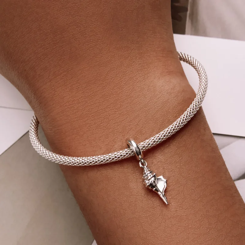 (imagine pentru) Pandora Stil Argint Conch Dangle - SCC2235 - Vizualizare 6