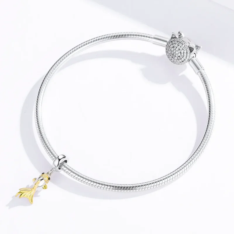 (imagine pentru) Pandora Stil Carlig de aur Koi - BSC127 - Vizualizare 3