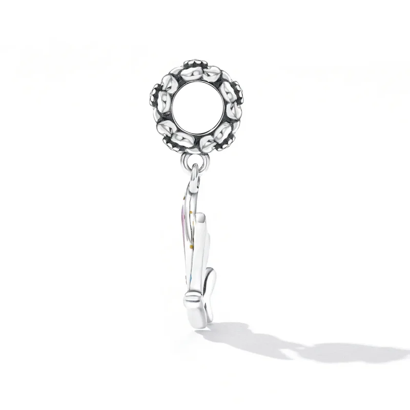 (imagine pentru) Pandora Stil Colorat Fluture Dangle - SCC2216 - Vizualizare 3
