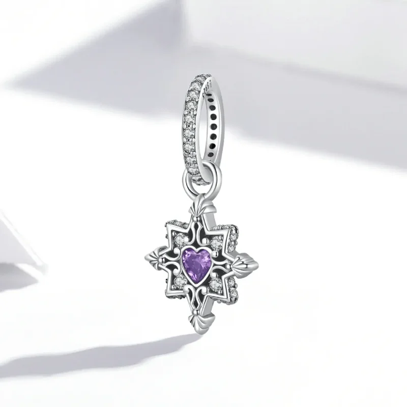 (imagine pentru) Pandora Stil Dragoste Starburst Dangle - SCC2147 - Vizualizare 2