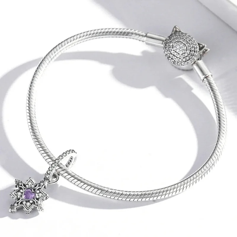 (imagine pentru) Pandora Stil Dragoste Starburst Dangle - SCC2147 - Vizualizare 3