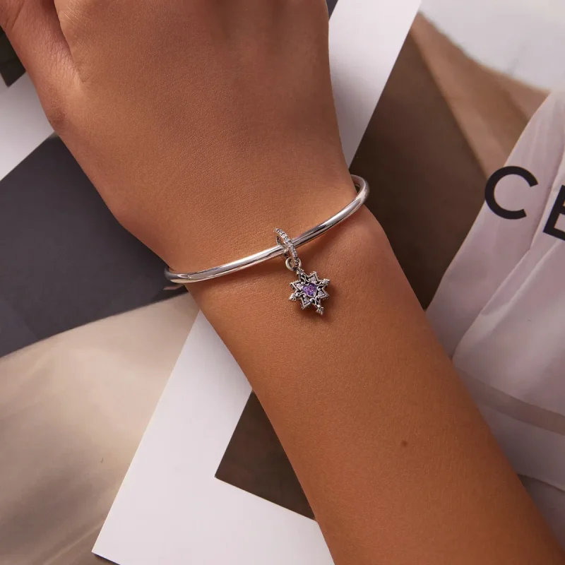 (imagine pentru) Pandora Stil Dragoste Starburst Dangle - SCC2147 - Vizualizare 5