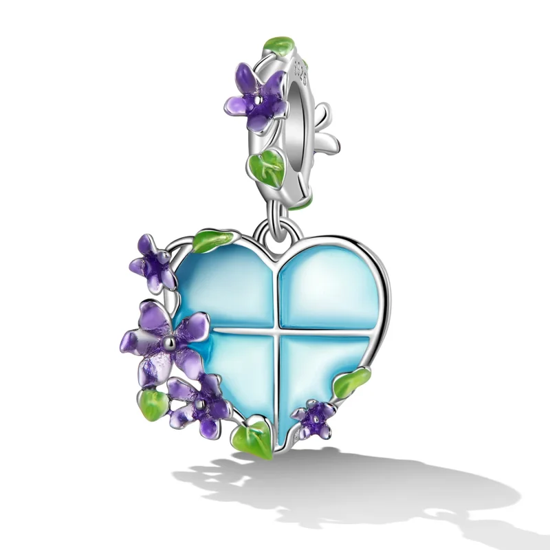 (imagine pentru) Pandora Stil Fereastră cu Pandantiv Floare - SCC2323 - Vizualizare 2