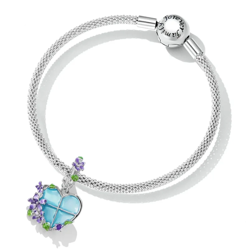(imagine pentru) Pandora Stil Fereastră cu Pandantiv Floare - SCC2323 - Vizualizare 5