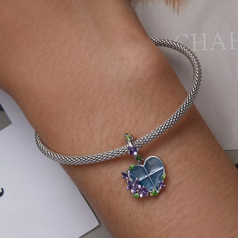 (imagine pentru) Pandora Stil Fereastră cu Pandantiv Floare - SCC2323 - Vizualizare 6