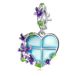 (imagine pentru) Pandora Stil Fereastră cu Pandantiv Floare - SCC2323