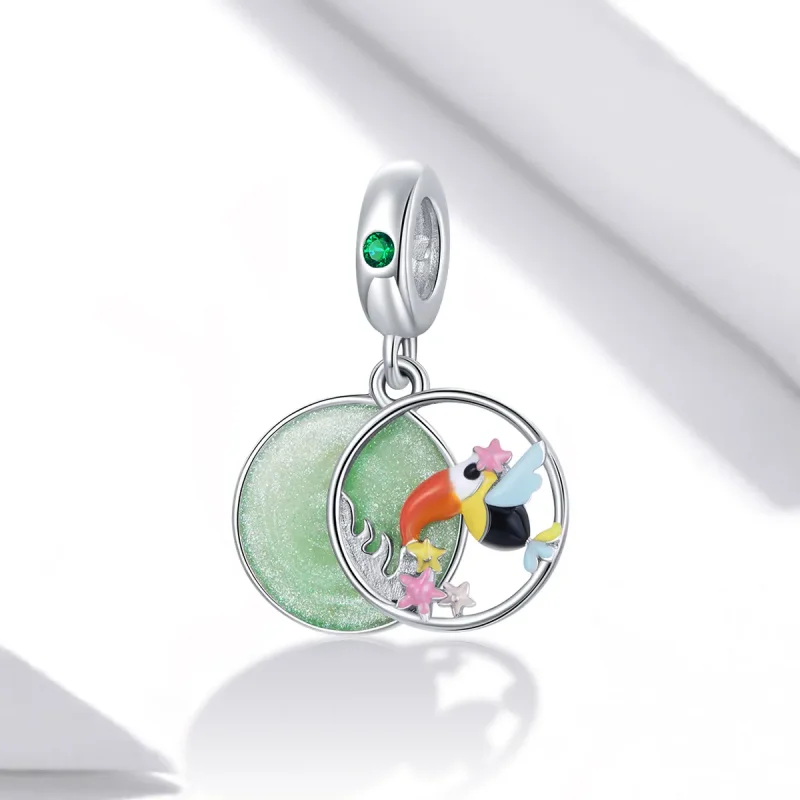 (imagine pentru) Pandora Stil Fericit Toucan Dangle - BSC449 - Vizualizare 2