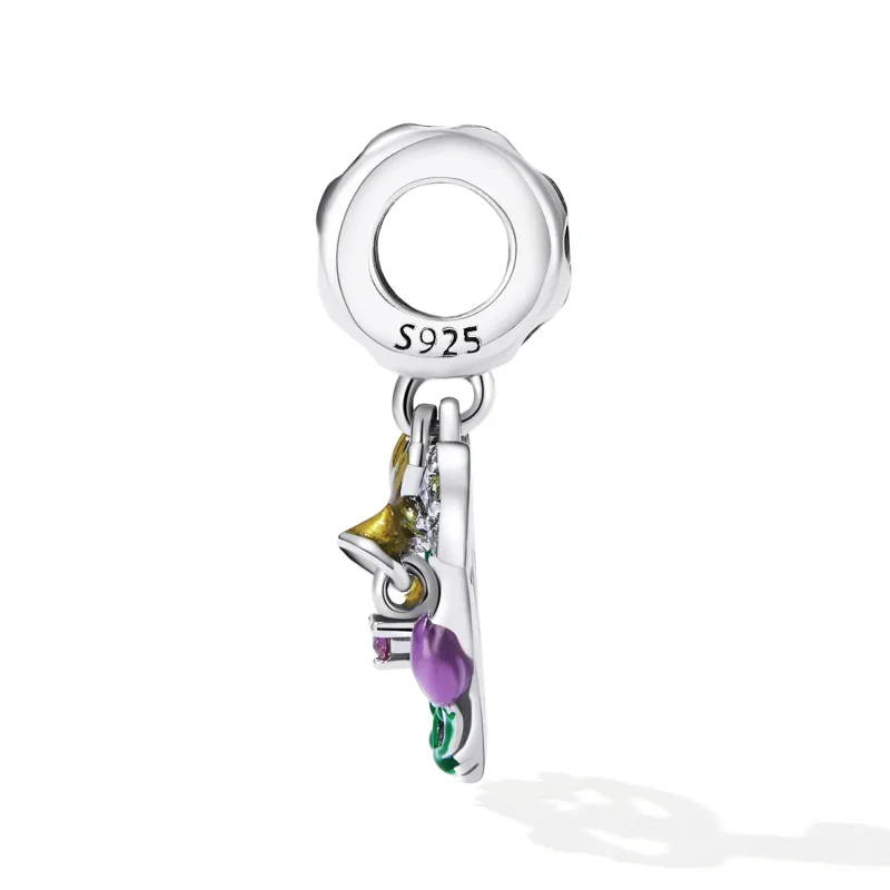 (imagine pentru) Pandora Stil Floare Dragoste Deschisă Dangle - SCC2249 - Vizualizare 3