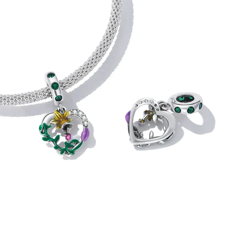 (imagine pentru) Pandora Stil Floare Dragoste Deschisă Dangle - SCC2249 - Vizualizare 4