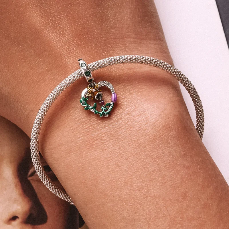 (imagine pentru) Pandora Stil Floare Dragoste Deschisă Dangle - SCC2249 - Vizualizare 6