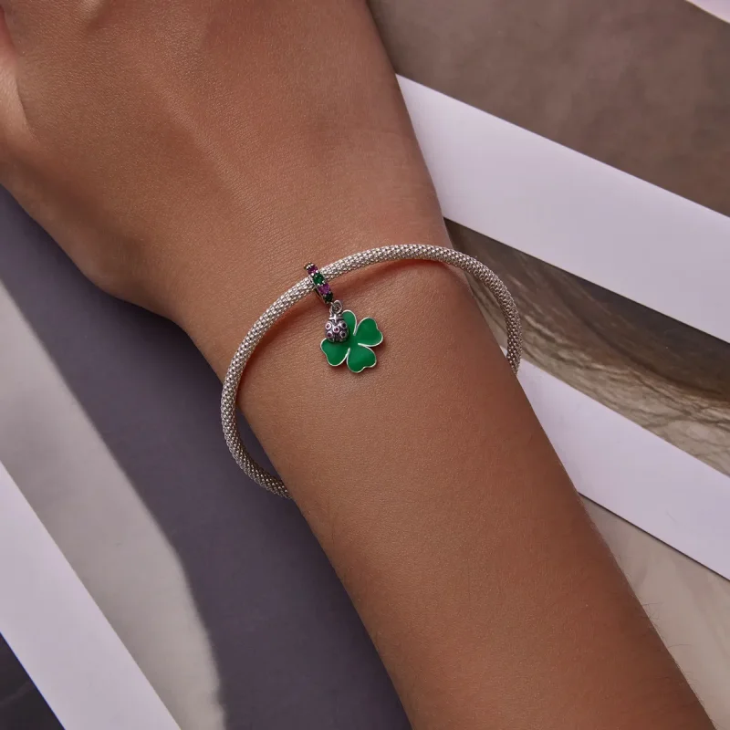 (imagine pentru) Pandora Stil Licurici Clover Pandantiv - SCC2187 - Vizualizare 5