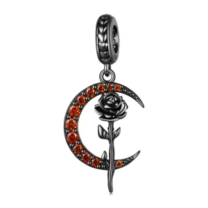 Pandora Stil Lună Rose Dangle - SCC2384 (imagine pentru) Pandora Stil Lună Rose Dangle - SCC2384