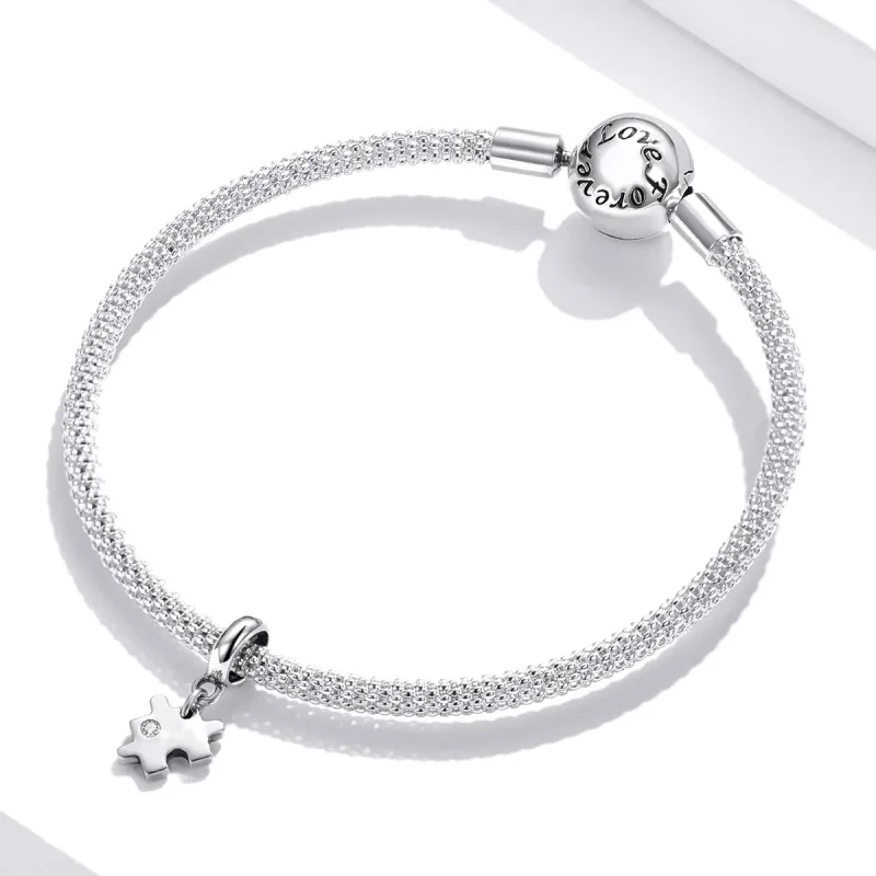 (imagine pentru) Pandora Stil Moda Puzzle Dangle - SCX133 - Vizualizare 3