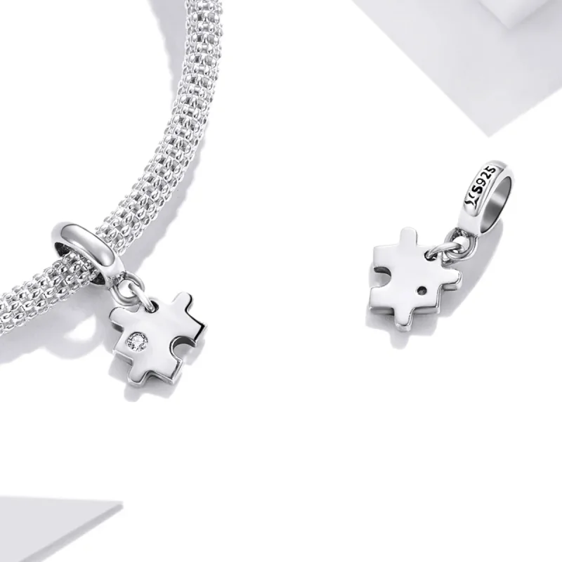 (imagine pentru) Pandora Stil Moda Puzzle Dangle - SCX133 - Vizualizare 4