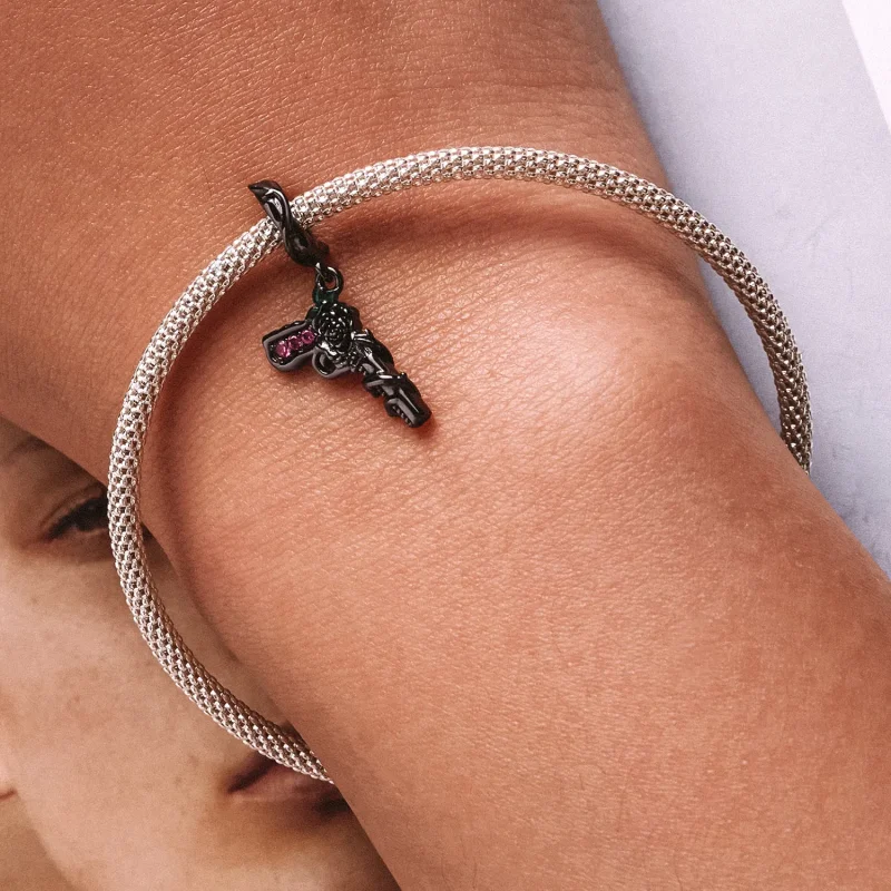 (imagine pentru) Pandora Stil Pistol Roz Cercei cu Pandantiv - SCC2241 - Vizualizare 6